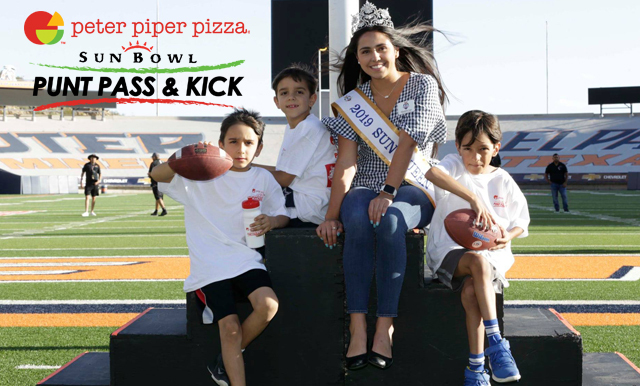 WINNERS FROM PETER PIPER PIZZA SUN BOWL PUNT, PASS & KICK ANNOUNCED